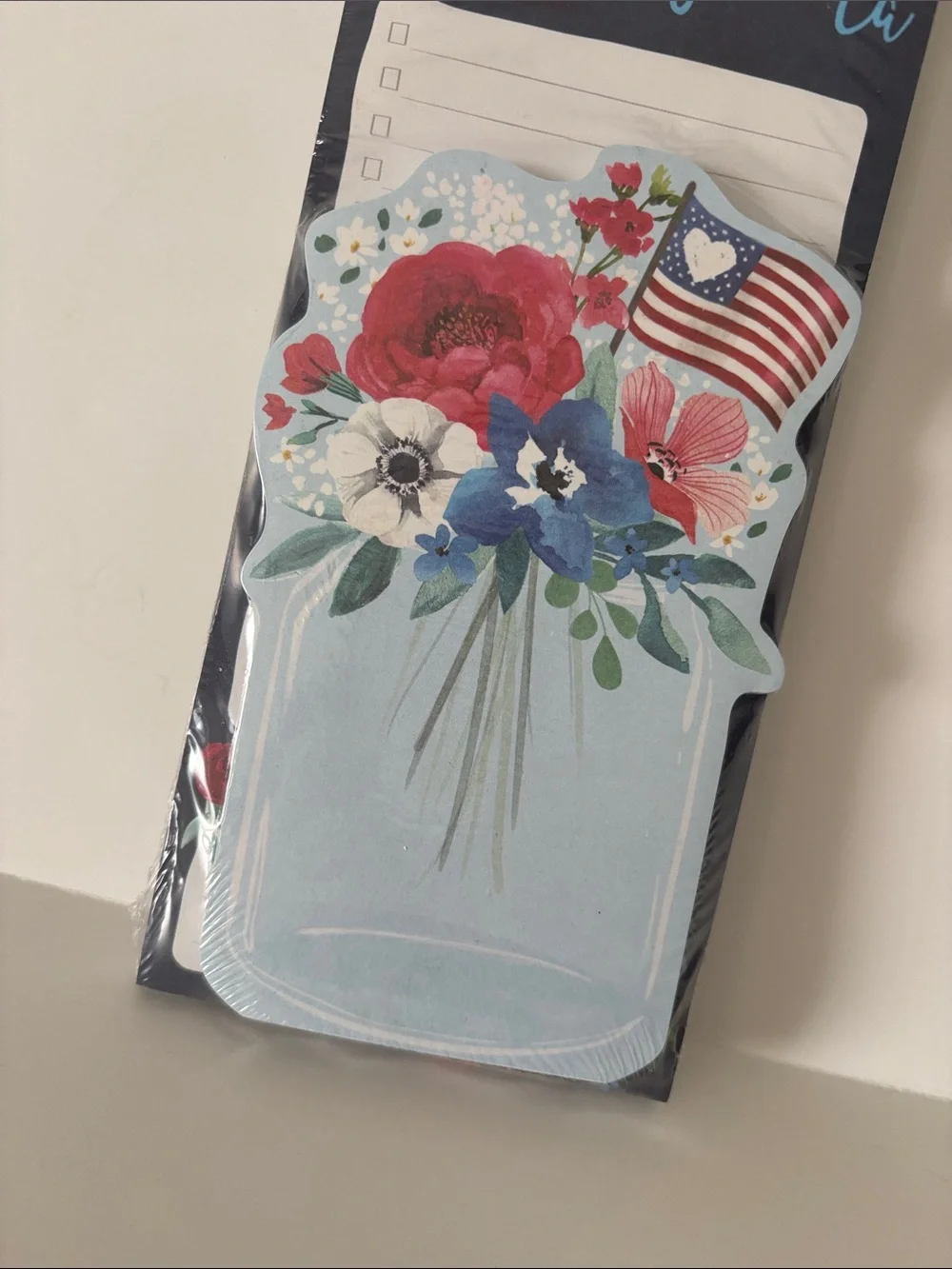 Clementine Patriotic Theme Magnetic Notepad Set